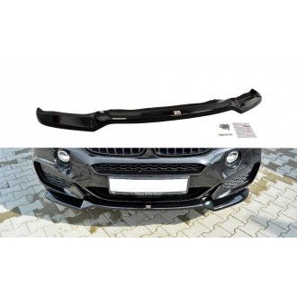 Maxton Design Frontlippe V.1 für BMW X6 F16 M-Paket schwarz hochglanz
