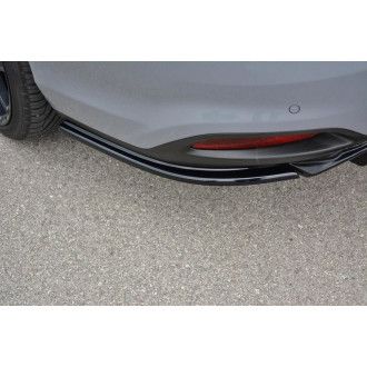 Maxton Design Diffusor-Erweiterungen für Fiat Tipo schwarz hochglanz