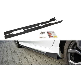 Maxton Design Racing-Seitenschweller für Ford Fiesta MK8 ST|ST-Line schwarz unbearbeitet