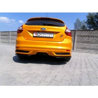 Maxton Design Diffusor-Erweiterungen für Ford Focus MK3 ST Schrägheck schwarz hochglanz