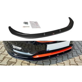 Maxton Design Frontlippe für Ford Focus MK3 ST / ST-Line Facelift schwarz hochglanz