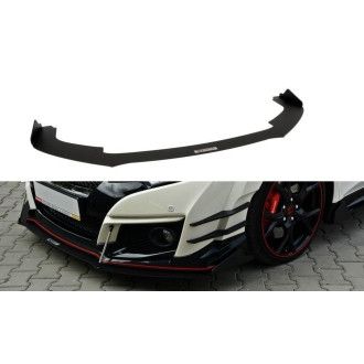 Maxton Design Racing-Frontlippe für Honda Civic MK9|FK2 Type-R schwarz unbearbeitet