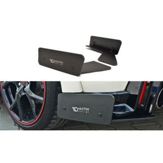 Maxton Design Racing-Diffusor-Erweiterungen für Honda Civic MK9|FK2 Type-R schwarz unbearbeitet