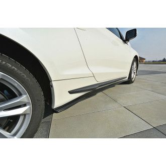 Maxton Design Seitenschweller für Honda CR-Z schwarz hochglanz