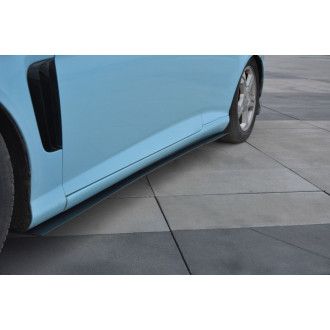 Maxton Design Racing-Seitenschweller für Hyundai Tiburon Facelift schwarz unbearbeitet