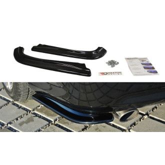 Maxton Design Diffusor-Erweiterungen für Infiniti G37 Limousine schwarz hochglanz