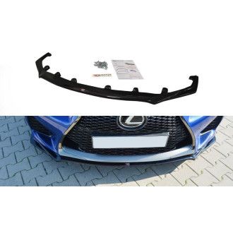 Maxton Design Frontlippe für Lexus RC F schwarz hochglanz