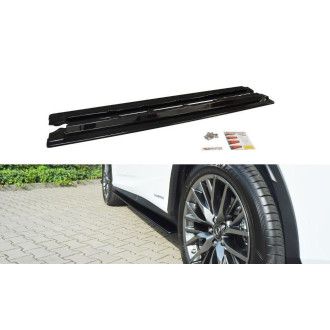 Maxton Design Seitenschweller für Lexus RX MK4 schwarz hochglanz