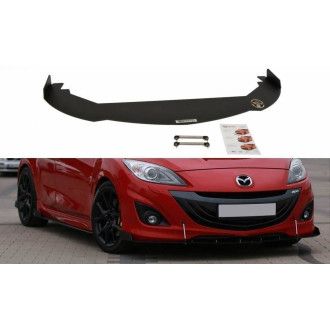 Maxton Design Racing-Frontlippe für Mazda Mazda 3 MK2 MPS schwarz unbearbeitet