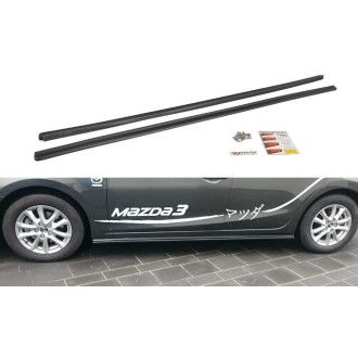 Maxton Design Seitenschweller für Mazda Mazda 3 MK3|BM Facelift schwarz hochglanz