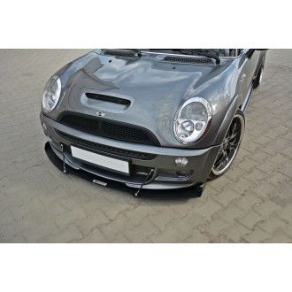 Maxton Design Racing-Frontlippe für Mini Cooper R53 S schwarz unbearbeitet