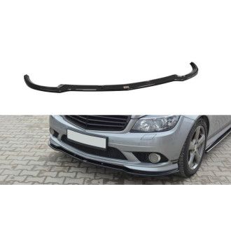 Maxton Design Frontlippe für Mercedes C-Klasse W204 AMG-Paket Vorfacelift schwarz hochglanz