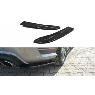 Maxton Design Diffusor-Erweiterungen für Mercedes C-Klasse W204 AMG-Paket schwarz hochglanz