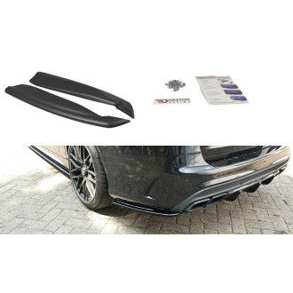 Maxton Design Diffusor-Erweiterungen für Mercedes C-Klasse S205 C63 AMG Kombi schwarz hochglanz