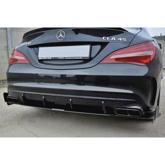 Maxton Design Racing-Diffusor für Mercedes CLA-Klasse C117 CLA45 AMG|A45 AMG Facelift schwarz unbearbeitet