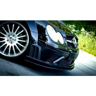 Maxton Design Frontlippe für Mercedes CLK W209 schwarz hochglanz