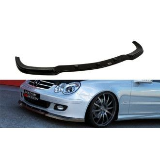 Maxton Design Frontlippe für Mercedes CLK W209 Facelift schwarz hochglanz