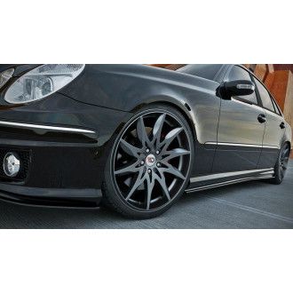 Maxton Design Seitenschweller für Mercedes E-Klasse W211 E55 AMG schwarz hochglanz