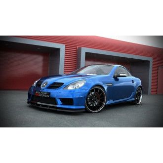Maxton Design Front/Stoßstange für Mercedes SLK-Klasse R171 schwarz hochglanz