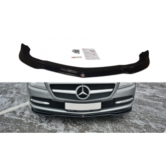 Maxton Design Frontlippe für Mercedes SLK-Klasse R172 schwarz hochglanz