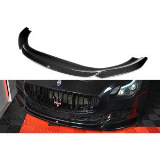 Maxton Design Frontlippe für Maserati Quattroporte MK6 Vorfacelift schwarz hochglanz