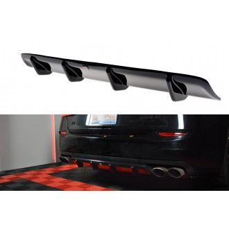 Maxton Design Diffusor für Maserati Quattroporte MK6 Vorfacelift schwarz hochglanz