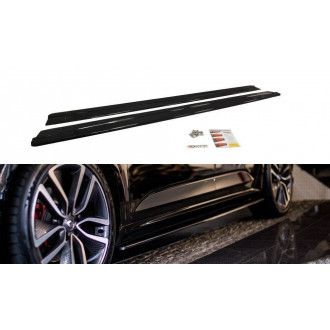 Maxton Design Seitenschweller für Renault Talisman schwarz hochglanz