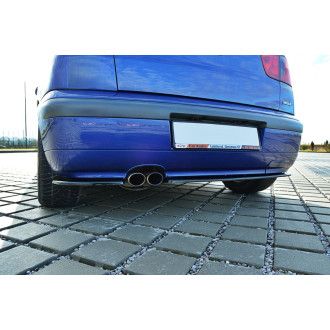 Maxton Design Diffusor-Erweiterungen für Seat Ibiza MK2 Cupra Facelift schwarz hochglanz