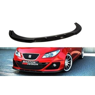 Maxton Design Frontlippe für Seat Ibiza MK4 FR Vorfacelift schwarz hochglanz