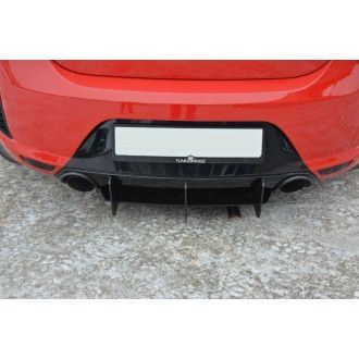 Maxton Design Racing-Diffusor für Seat Leon MK2 schwarz unbearbeitet