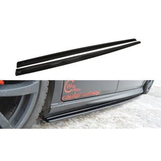 Maxton Design Seitenschweller für Seat Leon MK2 schwarz hochglanz
