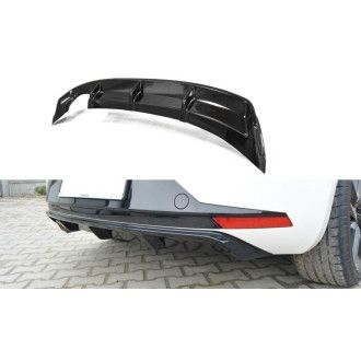 Maxton Design Diffusor für Seat Leon MK3 FR schwarz hochglanz