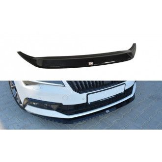 Maxton Design Frontlippe für Skoda Superb MK3 schwarz hochglanz