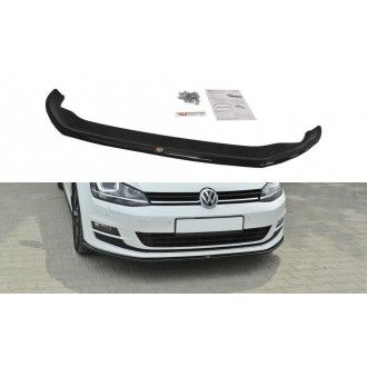 Maxton Design Frontlippe für Volkswagen Golf MK7|Golf 7 Serie schwarz hochglanz