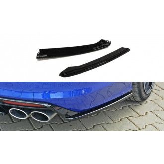 Maxton Design Diffusor-Erweiterungen für Volkswagen Golf MK7|Golf 7 R Kombi schwarz hochglanz