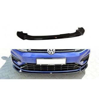 Maxton Design Frontlippe für Volkswagen Golf MK7|Golf 7 R Facelift schwarz hochglanz