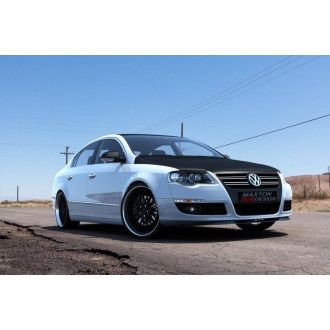 Maxton Design Frontlippe für Volkswagen Passat MK6|B6 schwarz hochglanz