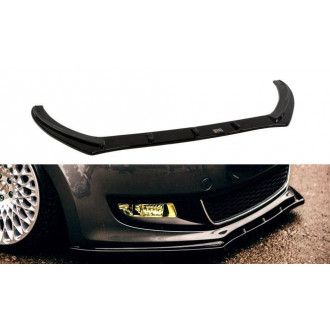 Maxton Design Frontlippe für Volkswagen Polo 6R schwarz hochglanz