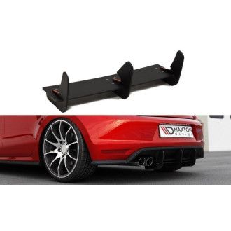 Maxton Design Racing-Diffusor für Volkswagen Polo 6C GTI Facelift schwarz unbearbeitet