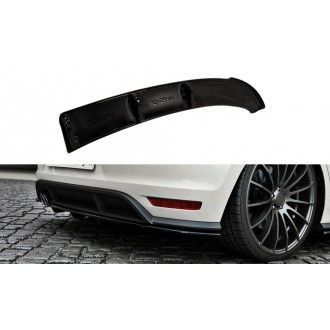 Maxton Design Diffusor für Volkswagen Polo 6C GTI Facelift schwarz hochglanz