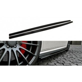 Maxton Design Seitenschweller für Volkswagen Polo 6C GTI Facelift schwarz hochglanz
