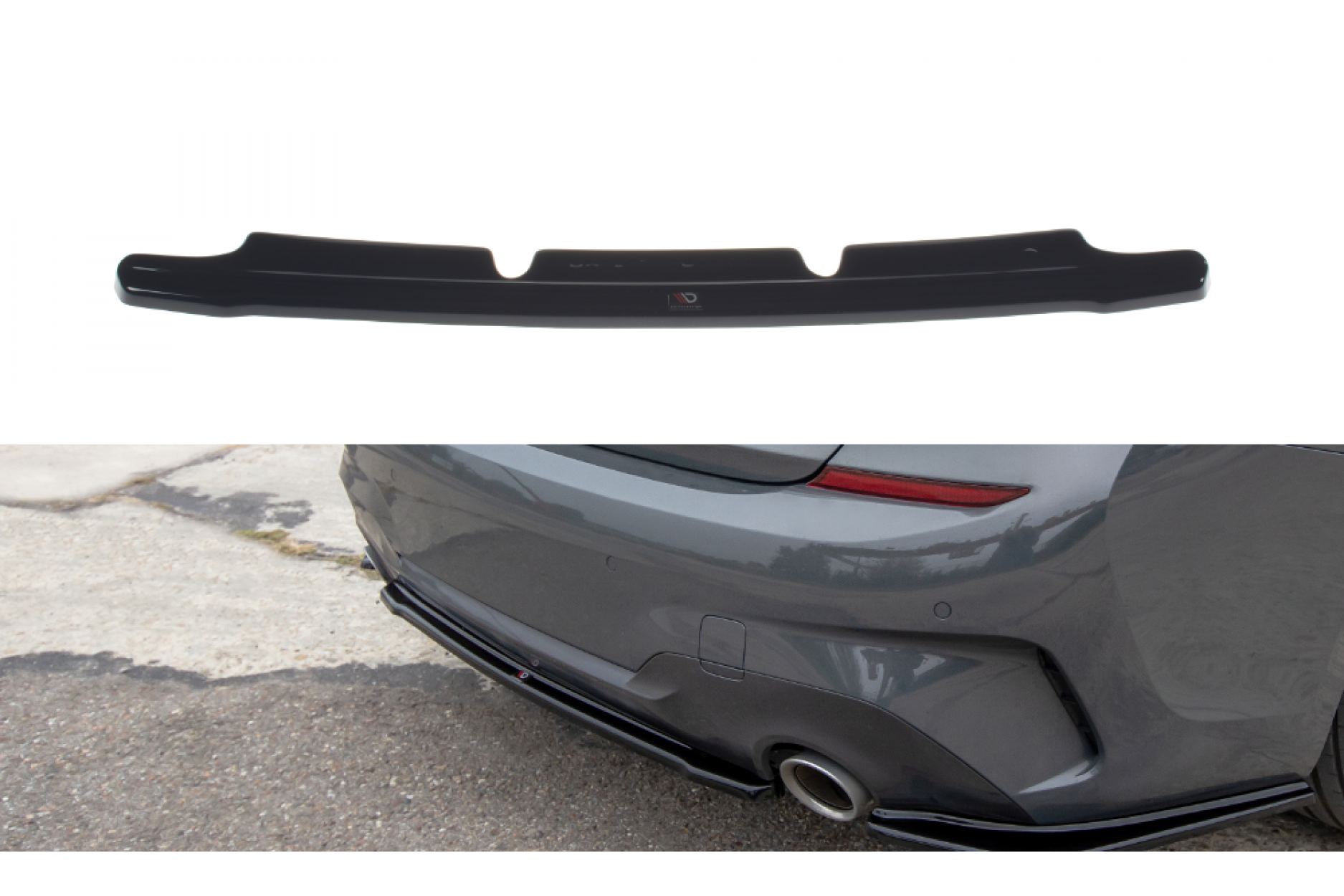 Maxtondesign Diffusor für BMW 3er G20 M-Paket schwarz hochglanz