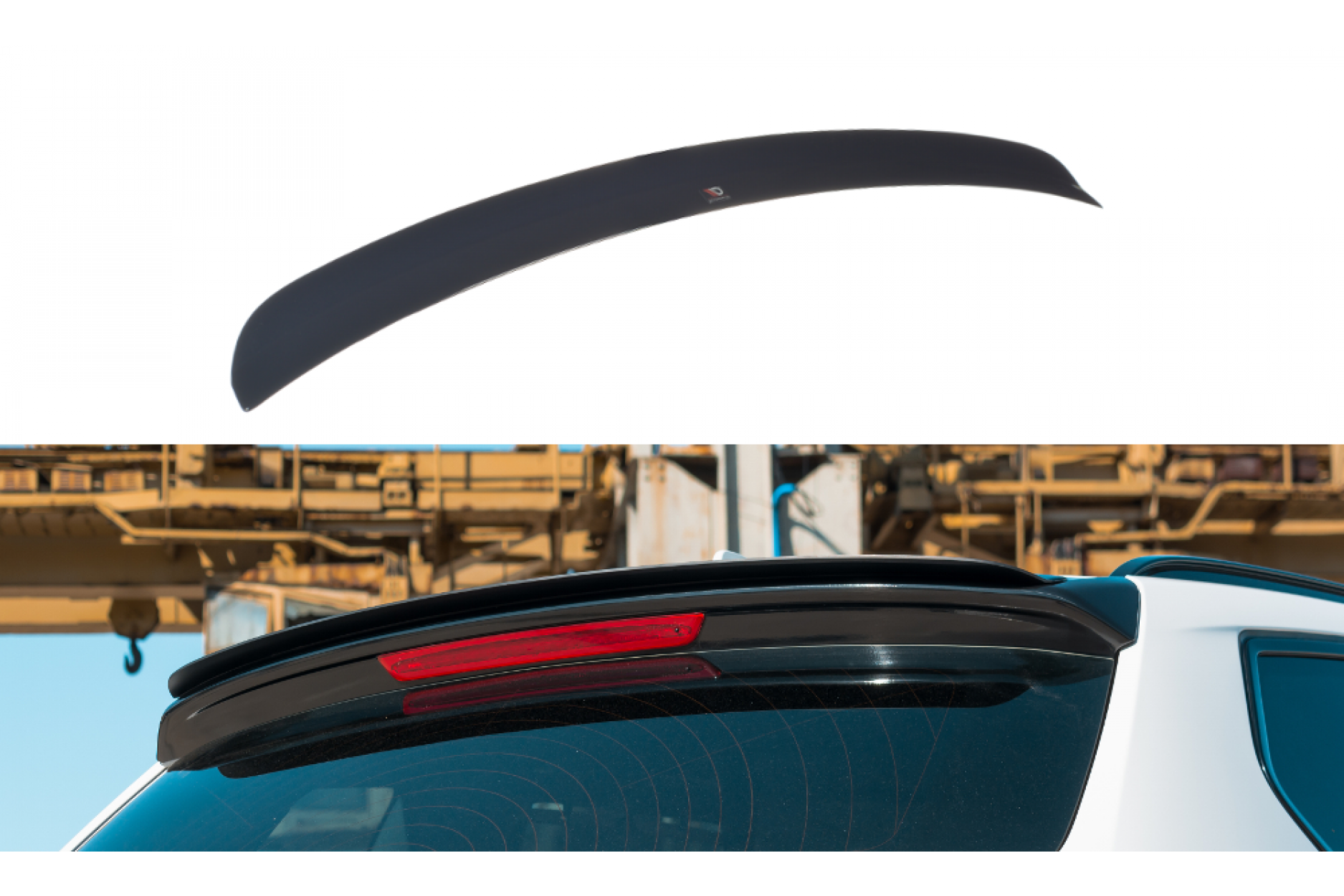 Maxtondesign Spoiler für BMW X3 F25 M-Paket Facelift schwarz hochglanz