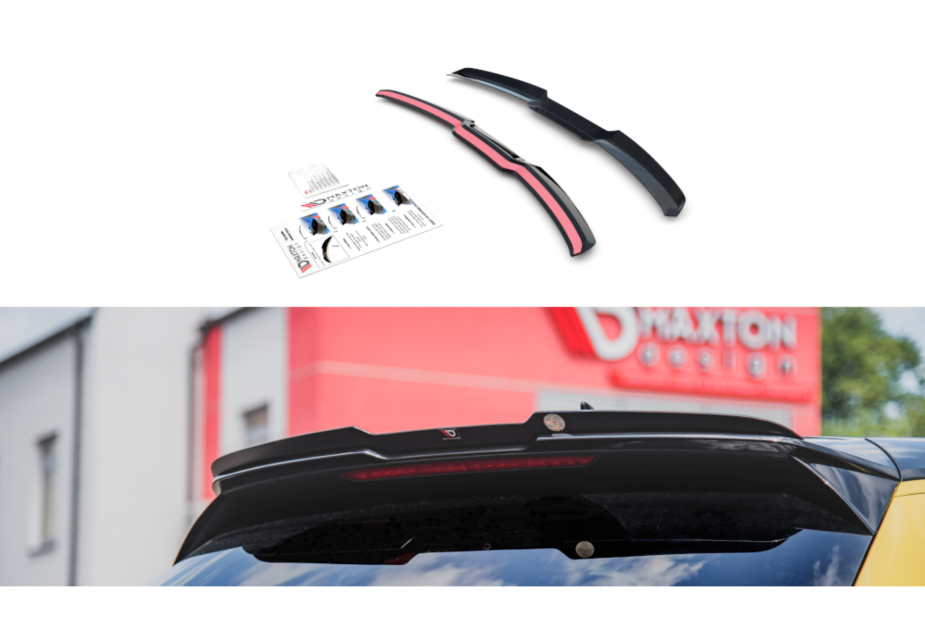 Maxtondesign Spoiler für Audi A1 GB S-Line schwarz hochglanz