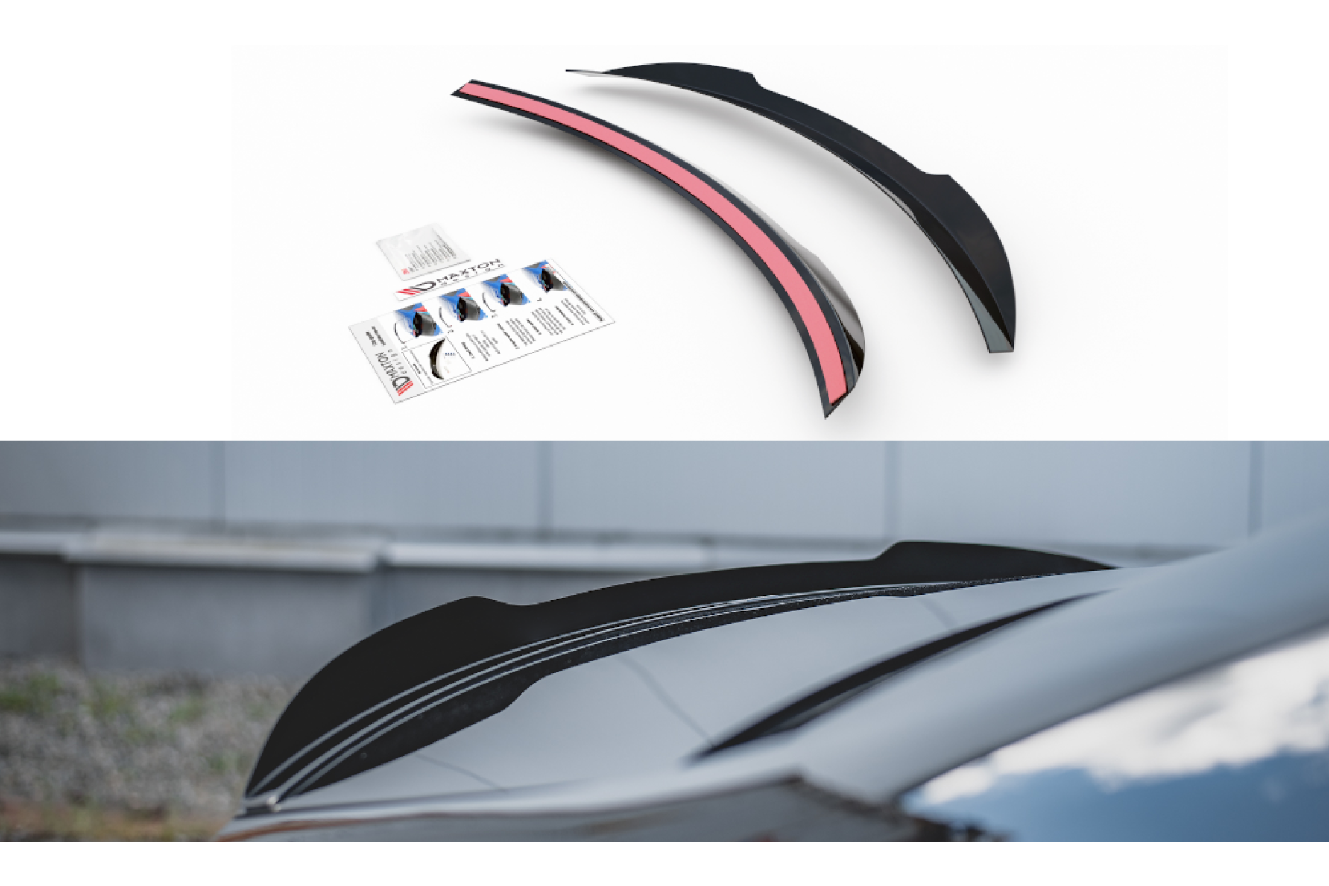 Maxtondesign Spoiler für Mercedes Benz CLS-Klasse C257 AMG-Paket schwarz hochglanz