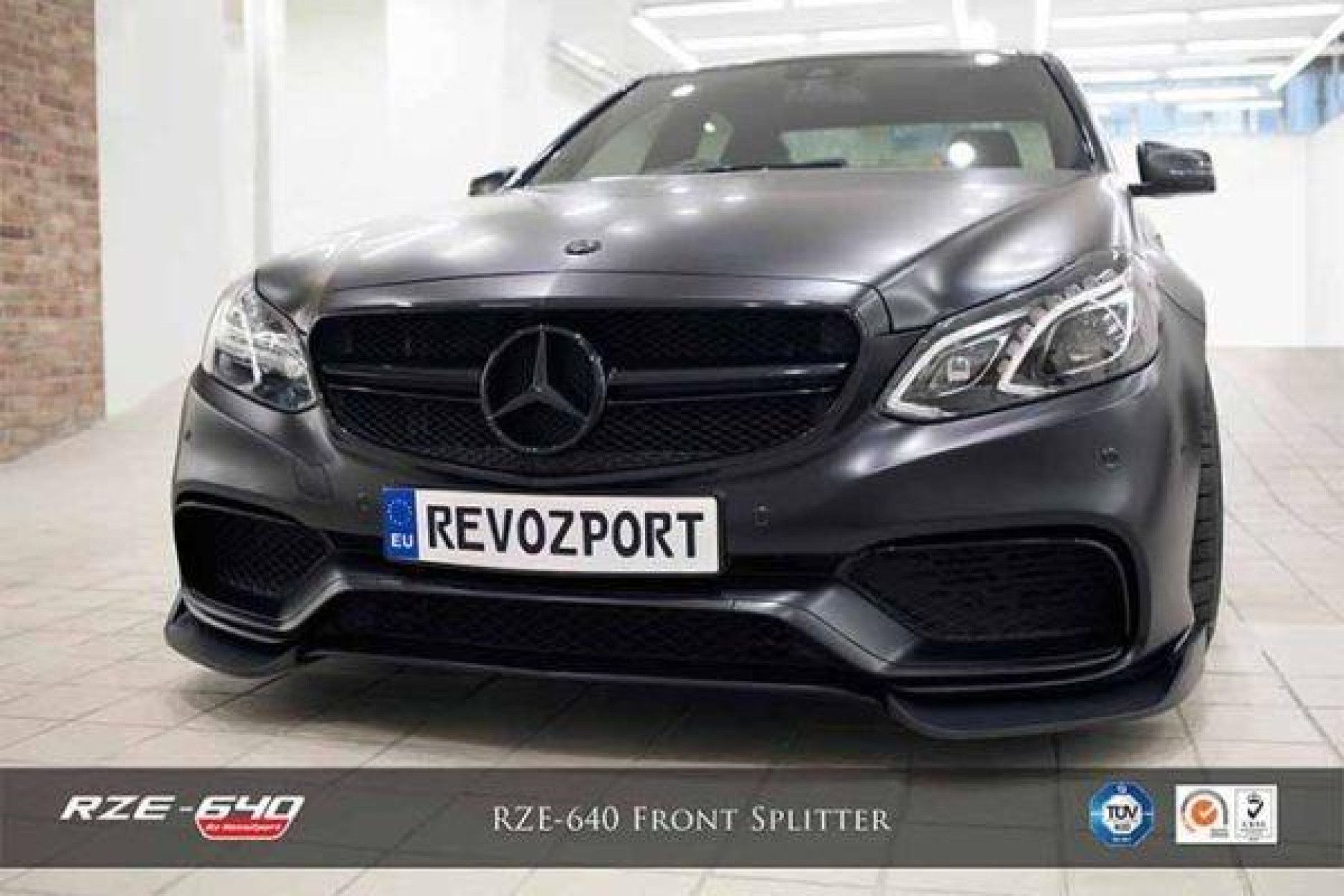RevoZport Carbon Frontsplitter for Mercedes Benz E-Klasse W212 E63 AMG|E63S AMG "RZE-640" Facelift sedan 2 pcs (6) 