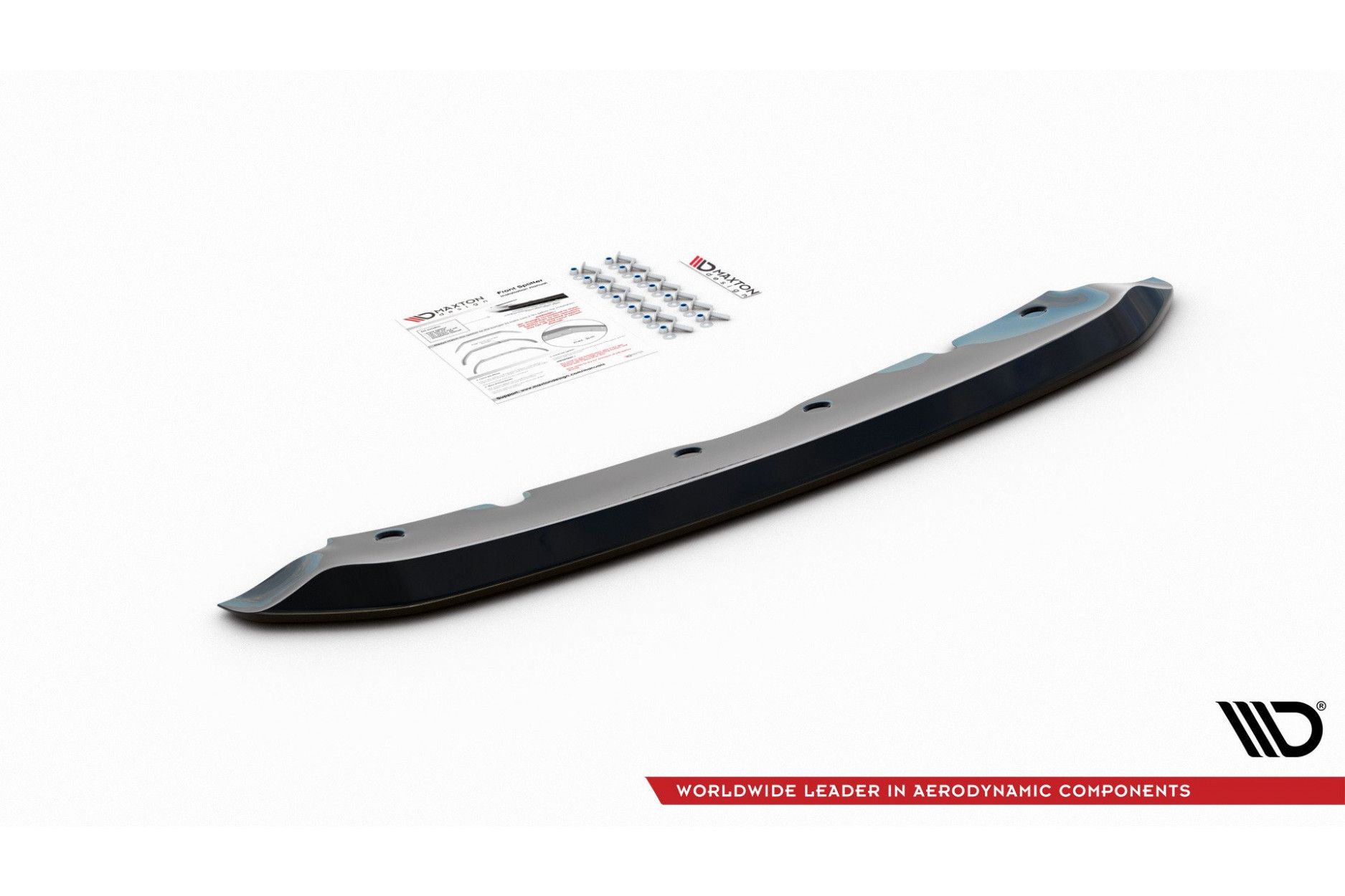 Maxtondesign Frontlippe V.2 für BMW 1er F40 M135i|M-Paket schwarz hochglanz (6) 