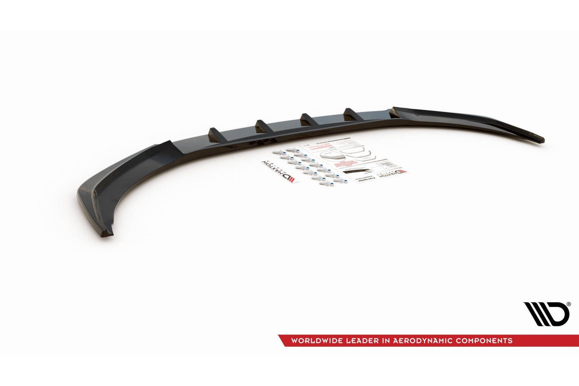 Maxtondesign Frontlippe V.1 für Audi A1 GB S-Line schwarz hochglanz (8) 