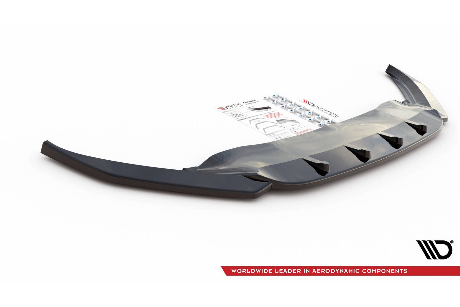 Maxtondesign Frontlippe V.1 für Volkswagen Passat MK8|B8 schwarz hochglanz (5) 