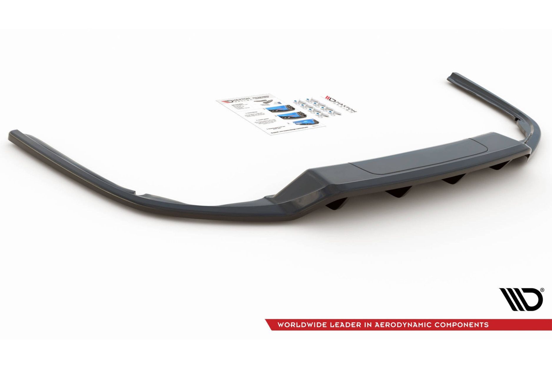 Maxtondesign Diffusor für Volkswagen Passat MK8|B8 Mit Balken schwarz hochglanz (5) 